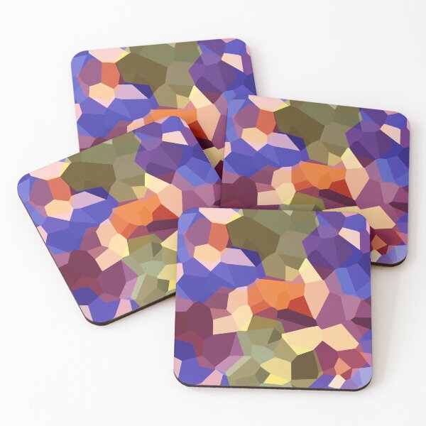Item preview, Abstract Polygon Art Primary Colors designed and sold by saltjart.