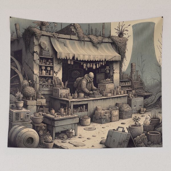 Item preview, Quiet Moments in an Abandoned Shop designed and sold by PictorialWhimsy.