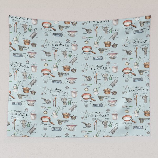 Item preview,  Vintage Cookware - Gift for Bakers and Cooks.. designed and sold by FanitsaArt.