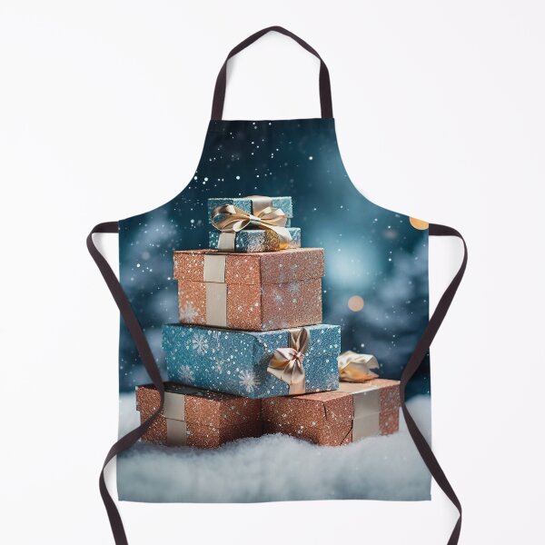 Item preview, Stack of Presents with a Snowy Dark Background designed and sold by dcrc.