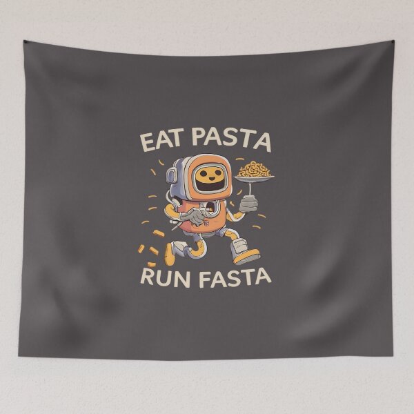 Item preview, Eat Pasta Run Fasta v5 designed and sold by F1GearStop.