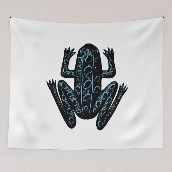 Item preview, Psychedelic Frogs - Cyan designed and sold by TheBigRooster.