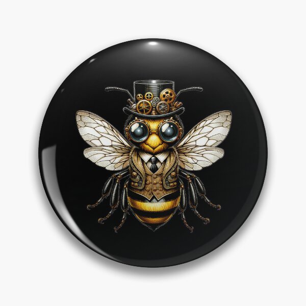 Artikelvorschau, Steampunk Bee Damen Herren Kinder Steampunk Biene entworfen und verkauft von BlueBerry-Pengu.