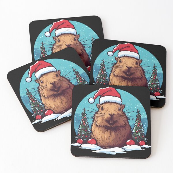 Item preview, Capybara Christmas. Funny Gifts for Christmas 2/5 designed and sold by MatSatArt.
