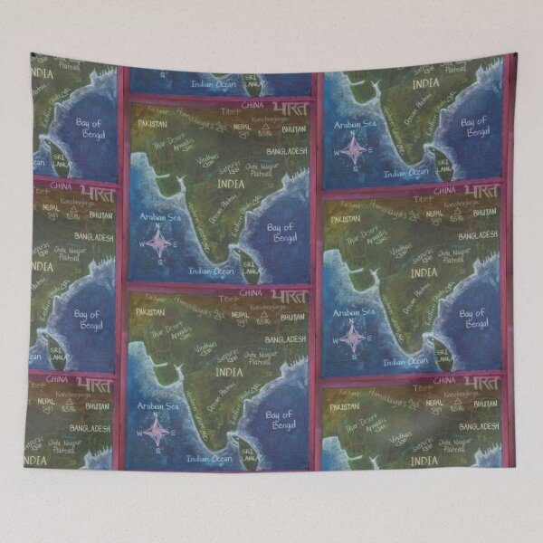 Item preview, Map of India designed and sold by brusling.