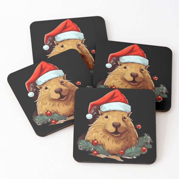 Item preview, Capybara Christmas. Funny Gifts for Christmas 3/5 designed and sold by MatSatArt.