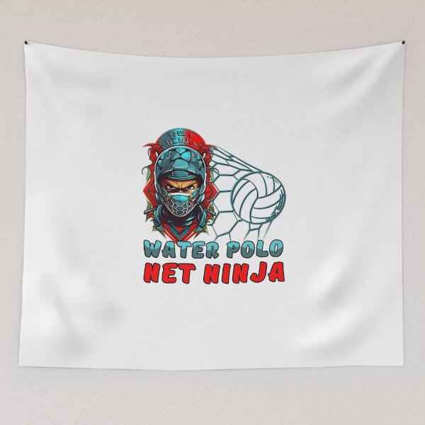 Item preview, Water Polo Net Ninja designed and sold by NickTaroDesign.