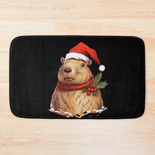 Item preview, Capybara Christmas. Funny Gifts for Christmas 4/5 designed and sold by MatSatArt.