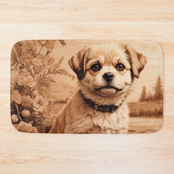 Item preview, Pugapoo: The Playful Magic of Wood (Pyro Pets Art - 119) designed and sold by pyropetsart.
