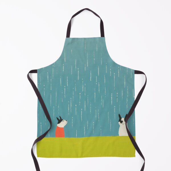 Item preview, Two Boston Terriers in the rain designed and sold by zuluspice.