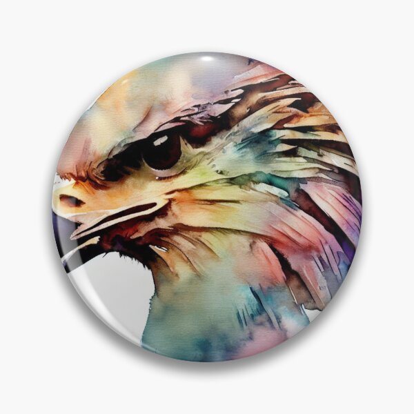 Item preview, Watercolor eagle designed and sold by blackwhiteblue.