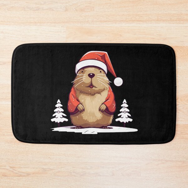 Item preview, Capybara Christmas. Funny Gifts for Christmas 5/5 designed and sold by MatSatArt.