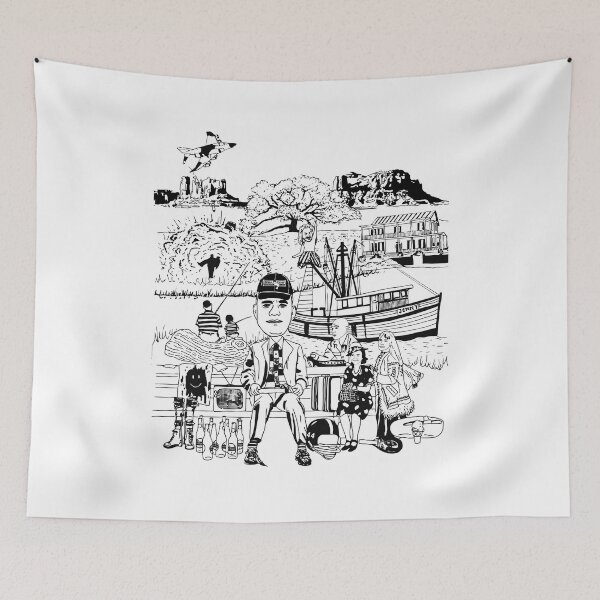 Item preview, FORREST GUMP ELEMENTS GRAPHIC designed and sold by LELE MOVIEPROJECT.