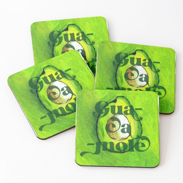 Item preview, Avocado inside view, label for guacamole designed and sold by heimey.