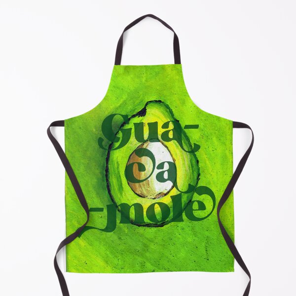 Item preview, Avocado inside view, label for guacamole designed and sold by heimey.