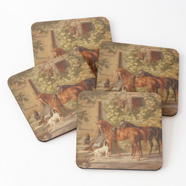 Item preview, Adam, Albrecht - Horses at the Porch designed and sold by Suzana Djordjevic.