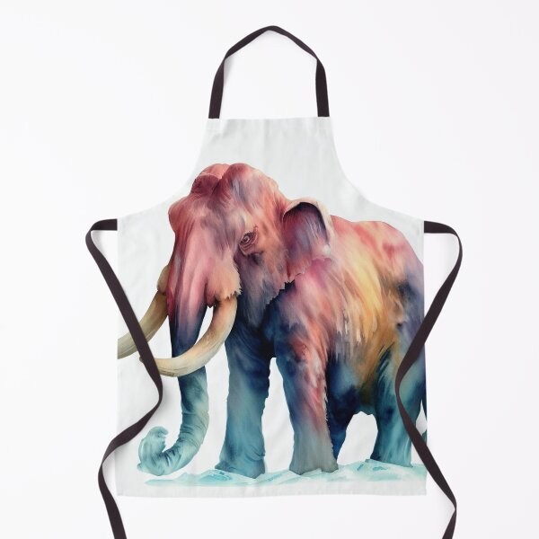 Item preview, Watercolor mammoth designed and sold by blackwhiteblue.