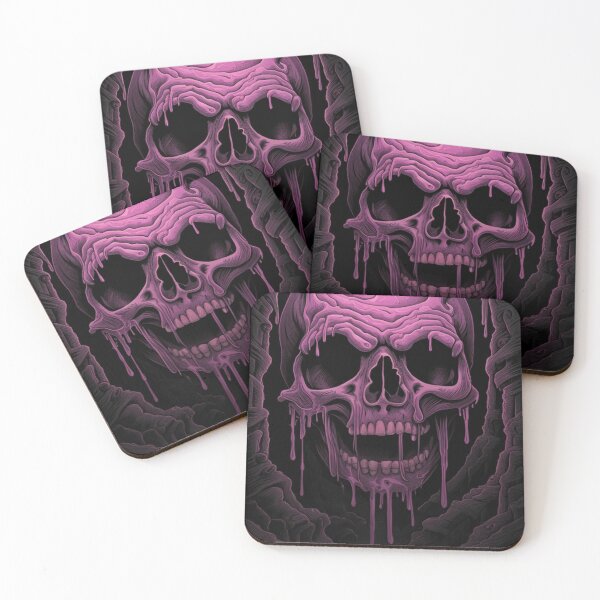 Item preview, Melting Skull designed and sold by 3hornCreations.