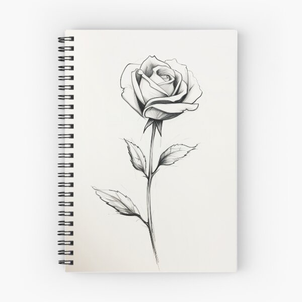 Item preview, Sketchnote Rose designed and sold by riquishop.
