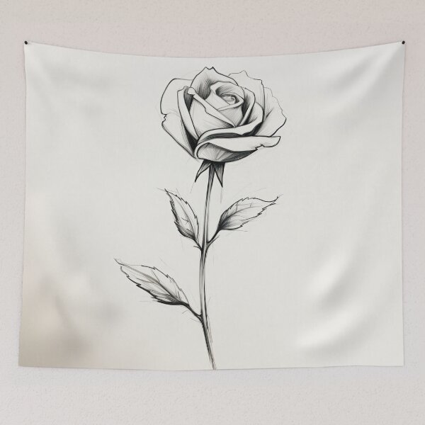 Item preview, Sketchnote Rose designed and sold by riquishop.