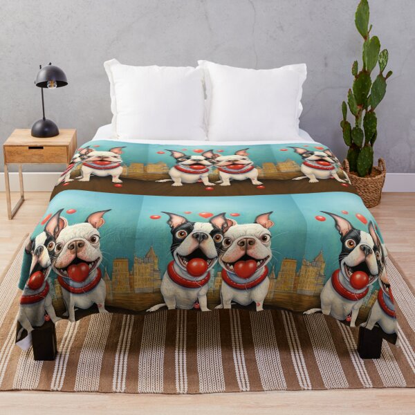 Item preview, Two Boston Terriers in love designed and sold by zuluspice.