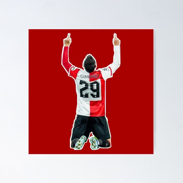 Santiago Gimenez Striker Posters for Sale Redbubble