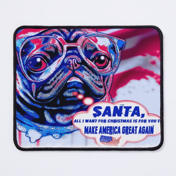 Item preview, Pug HAPPY HOLIDAYS 32 PUGGY HOLIDAYS designed and sold by RedBluffTraders.