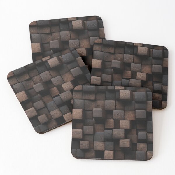 Item preview, Wood Block Pattern, 3D designed and sold by purelypatterns.