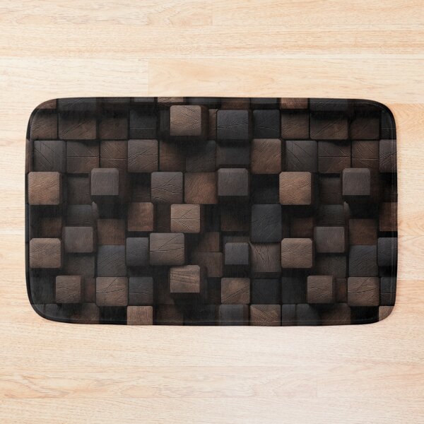 Item preview, Wood Block Pattern, 3D designed and sold by purelypatterns.