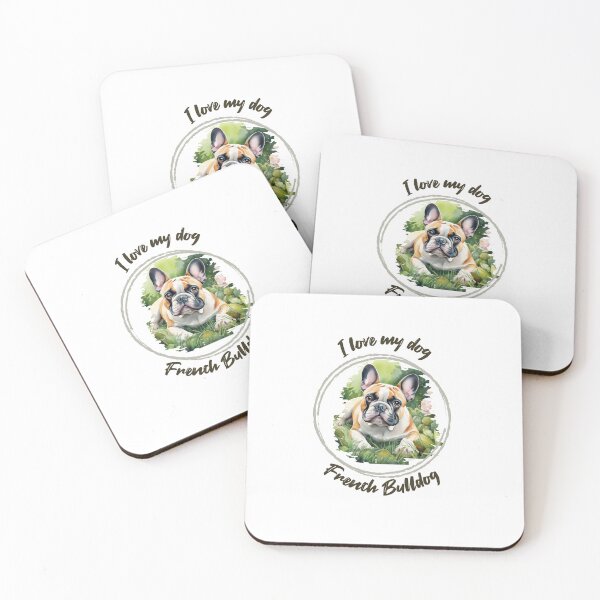 Item preview, French Bulldog: Canine Elegance in Digital Art designed and sold by Artedig.