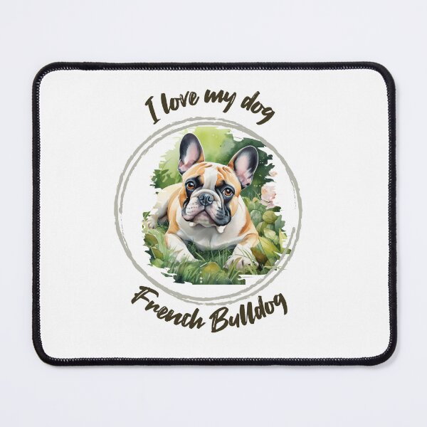 Item preview, French Bulldog: Canine Elegance in Digital Art designed and sold by Artedig.