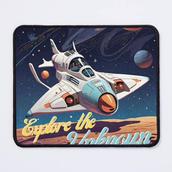 Item preview, Explore the Unknown: Retro-Futuristic Space designed and sold by ZamaDesigns.