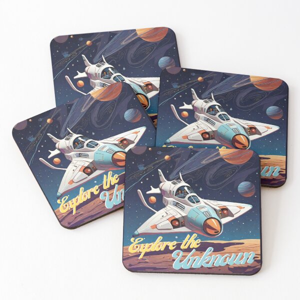 Item preview, Explore the Unknown: Retro-Futuristic Space designed and sold by ZamaDesigns.