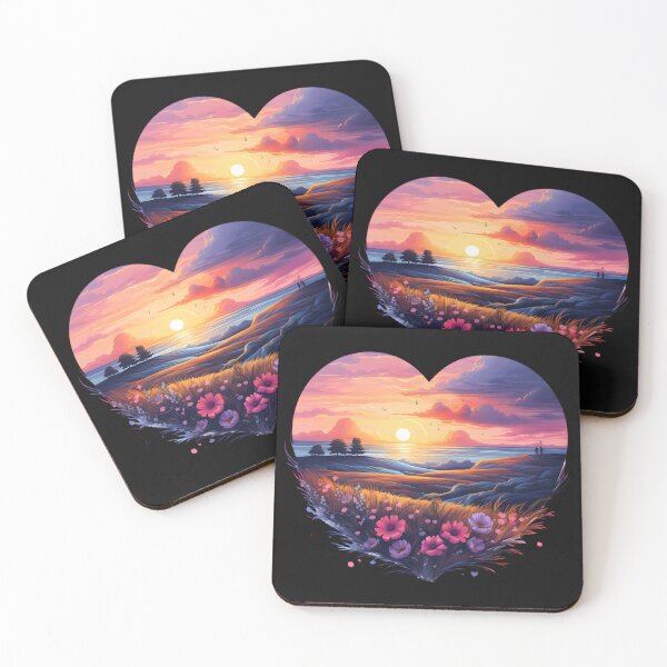 Item preview, Romantic sunset designed and sold by AI-Only Creations.