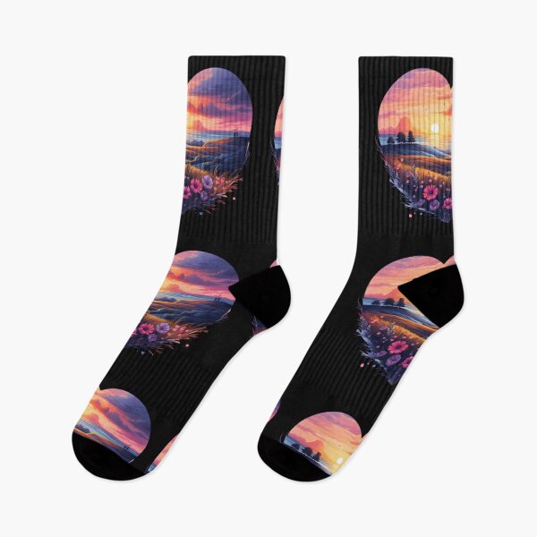Item preview, Romantic sunset designed and sold by AI-Only Creations.