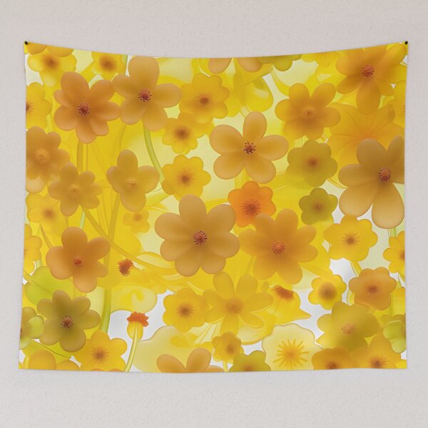 Item preview, Realistic intense 3D wild flowers/13 - expressive botanical pattern. designed and sold by My-fake-places.