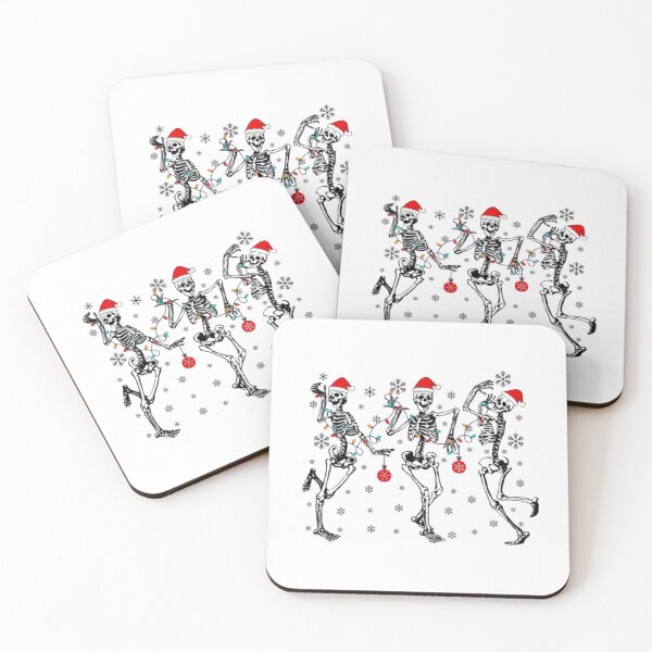 Item preview, Dancing Christmas Skeletons designed and sold by Caty Holbrook.