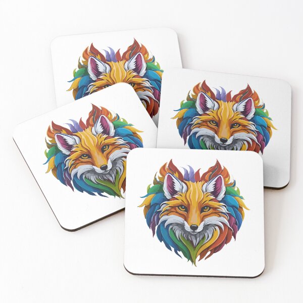Item preview, Colorful Fox design designed and sold by MamikonarsRB.