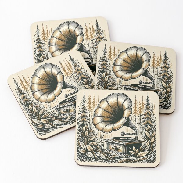 Item preview, Forest Symphony on Vintage Vinyl designed and sold by PictorialWhimsy.