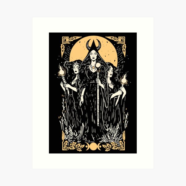 Item preview, Witch Goddess Hecate designed and sold by daianaart.