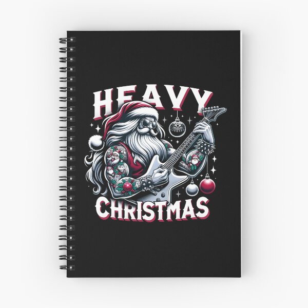 Item preview, Heavy Christmas - Metal Santa Playing Guitar - Heavy Metal Christmas designed and sold by Fenay Designs.