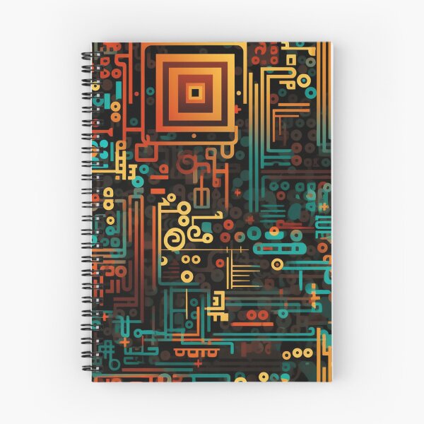 Item preview, Digital Code Abstract Pattern designed and sold by SideSignal.