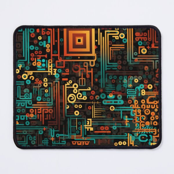 Item preview, Digital Code Abstract Pattern designed and sold by SideSignal.