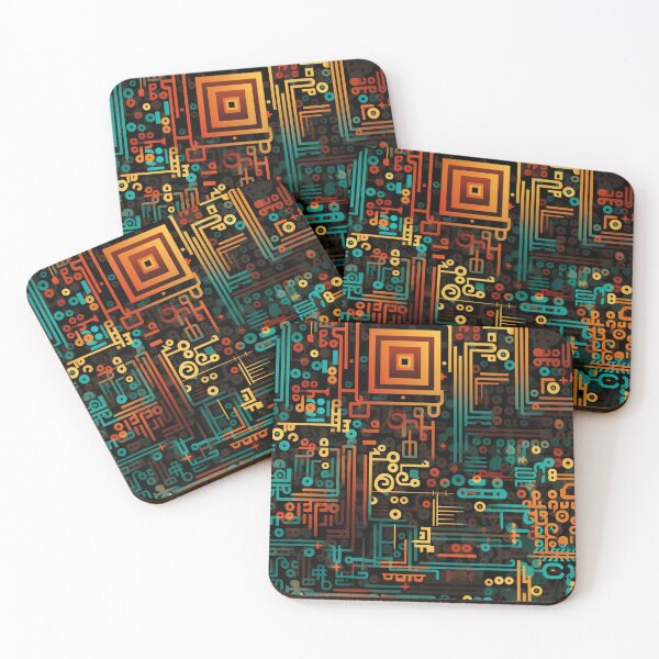 Item preview, Digital Code Abstract Pattern designed and sold by SideSignal.