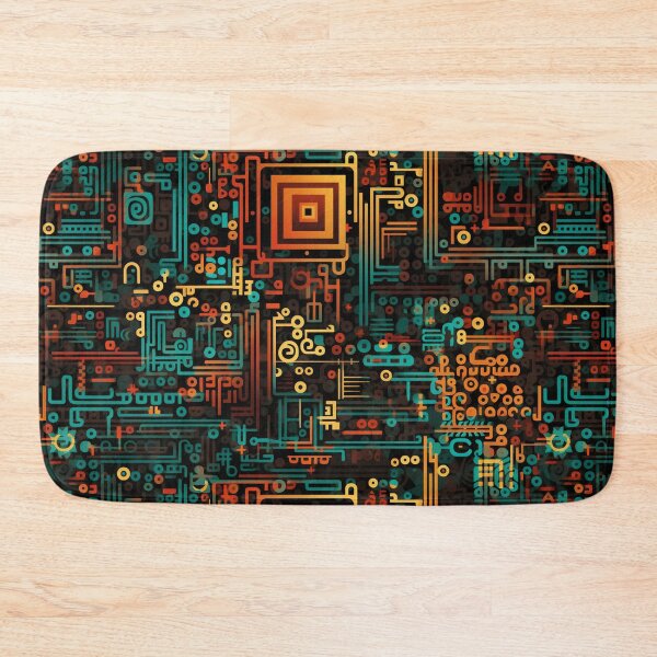 Item preview, Digital Code Abstract Pattern designed and sold by SideSignal.