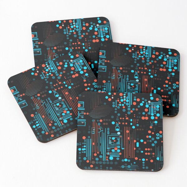 Item preview, Digital Code Abstract Pattern designed and sold by SideSignal.