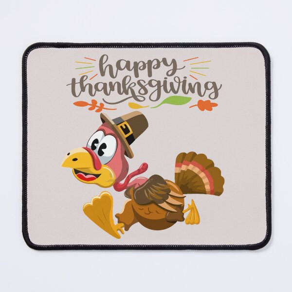 Item preview, Happy Thanksgiving running turkey graphics  designed and sold by JaroDesign2023.