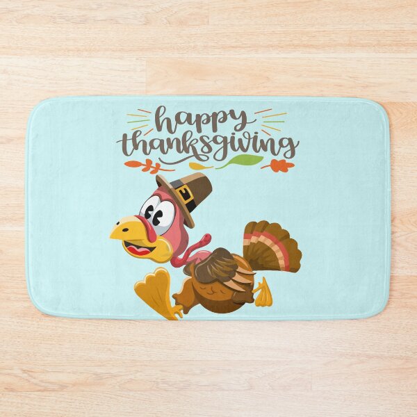Item preview, Happy Thanksgiving running turkey graphics  designed and sold by JaroDesign2023.