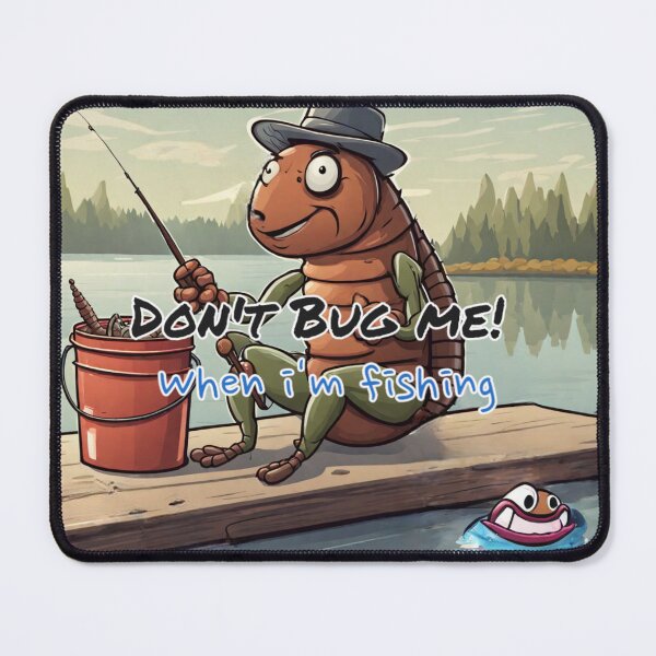 Item preview, Funny fishing shirt: "DONT BUG ME WHILE IM FISHING" designed and sold by philosofull.