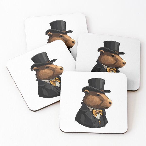 Item preview, Cute Capybara Detective In Suit designed and sold by MonkaDesigns.